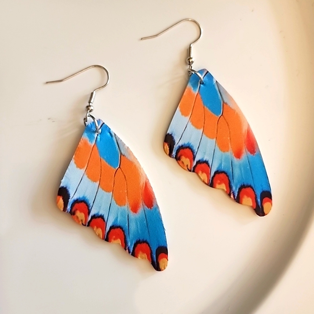BUTTERFLY Earrings Butterfly Wing Spring Summer Fall
